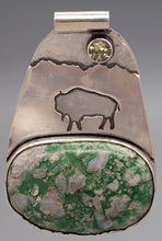Load image into Gallery viewer, Oval Buffalo Mountain Pendant