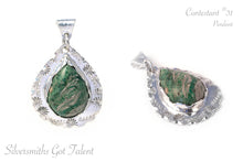 Load image into Gallery viewer, Silver Stamped Pendant