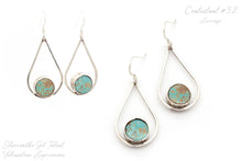 Load image into Gallery viewer, Teardrops with Turquoise Earrings