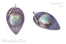 Load image into Gallery viewer, Textured Leaf Charm