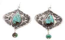 Load image into Gallery viewer, Stamped Dangle Earrings