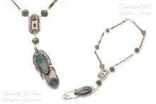 Load image into Gallery viewer, Stamped Feather Necklace