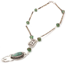Load image into Gallery viewer, Stamped Feather Necklace