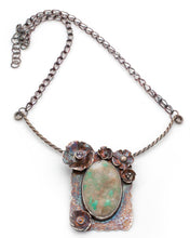 Load image into Gallery viewer, Flowered Frame Necklace