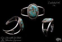 Load image into Gallery viewer, Oval Cabochon Cuff with Rope