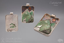 Load image into Gallery viewer, Wolf Landscape Scene Pendant