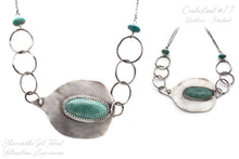 Load image into Gallery viewer, Leaf and Rings Necklace