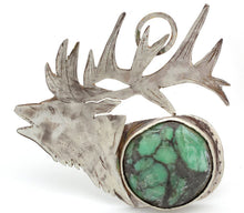 Load image into Gallery viewer, Elk Head Pendant