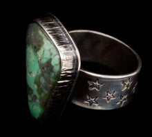Load image into Gallery viewer, Triangle Ring with Decorative Band
