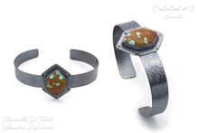 Load image into Gallery viewer, Cabochon Cuff Bracelet
