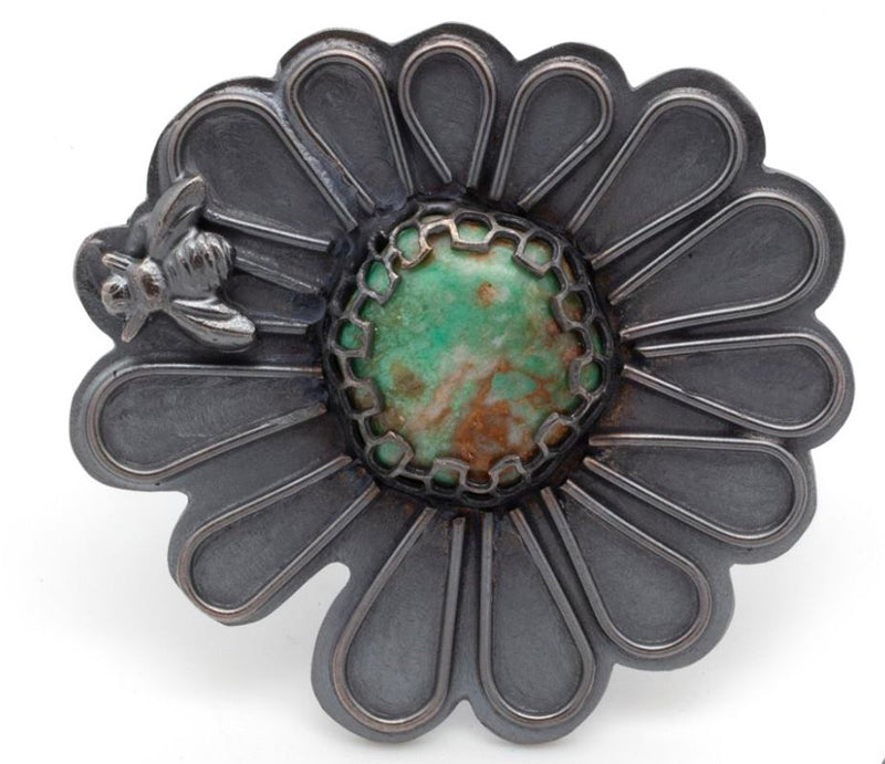Flower and Bee Signature Ring