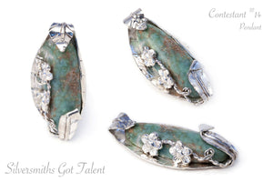 Leaf and Flowers Pendant