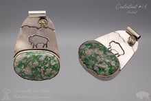 Load image into Gallery viewer, Oval Buffalo Mountain Pendant
