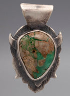 Buffalo Face Charm