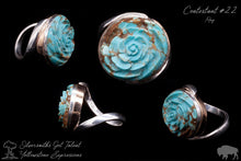 Load image into Gallery viewer, Carved Turquoise Ring
