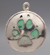 Bear and Wolf Paw Charm
