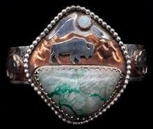 Load image into Gallery viewer, Buffalo Landscape Cuff
