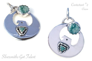 Round Thunderbird Charm