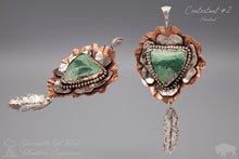Load image into Gallery viewer, Flower with Feather Pendant
