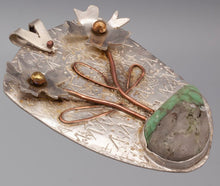 Load image into Gallery viewer, Two Flower Pendant
