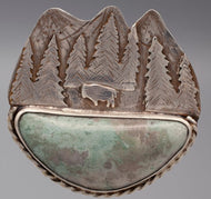 Mountain Scene Pendant