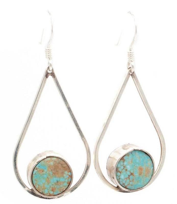 Teardrops with Turquoise Earrings