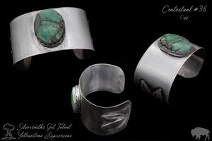 Wide Cuff with Leaves