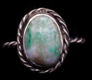 Oval Ring with Rope Band