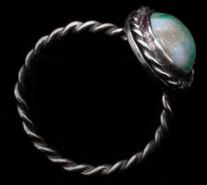 Oval Ring with Rope Band