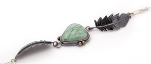 Two Feather Bracelet