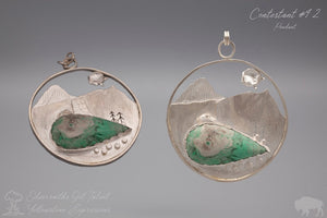 Landscape with Moon Pendant