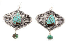 Load image into Gallery viewer, Stamped Dangle Earrings
