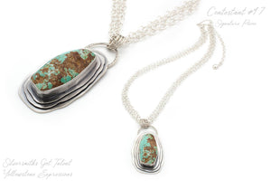 Turquoise with Handmade Chain Signature Necklace