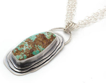 Load image into Gallery viewer, Turquoise with Handmade Chain Signature Necklace
