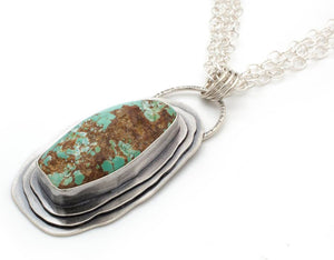 Turquoise with Handmade Chain Signature Necklace