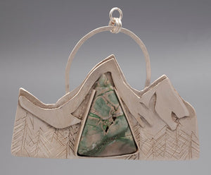 Mountain Scene Pendant