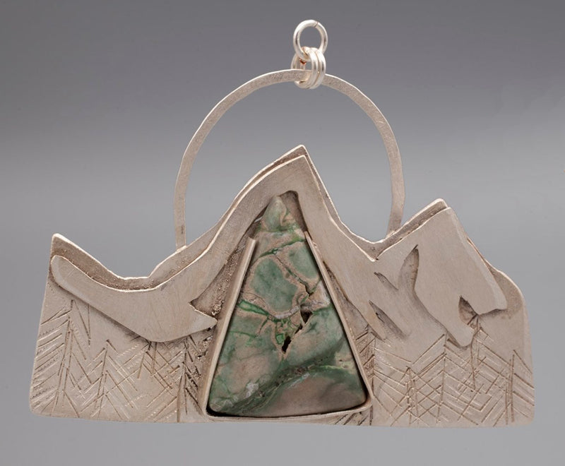 Mountain Scene Pendant