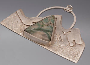 Mountain Scene Pendant