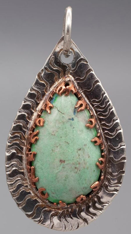 Teardrop with a Fiery Edge