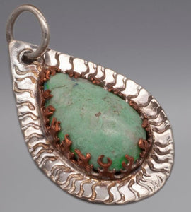 Teardrop with a Fiery Edge