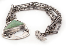 Load image into Gallery viewer, Modern Link Bracelet with Cabochon
