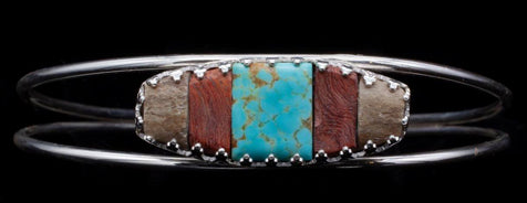 Multi Stone Cuff