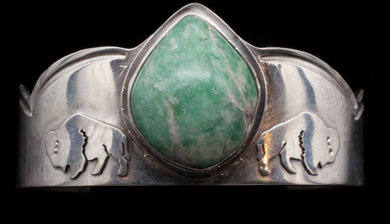 Buffalo Cabochon Cuff