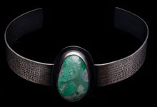 Load image into Gallery viewer, Oval Cabochon and Texture Cuff
