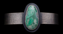 Load image into Gallery viewer, Oval Cabochon and Texture Cuff
