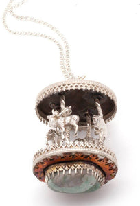 Wildlife Carousel Signature Pendant