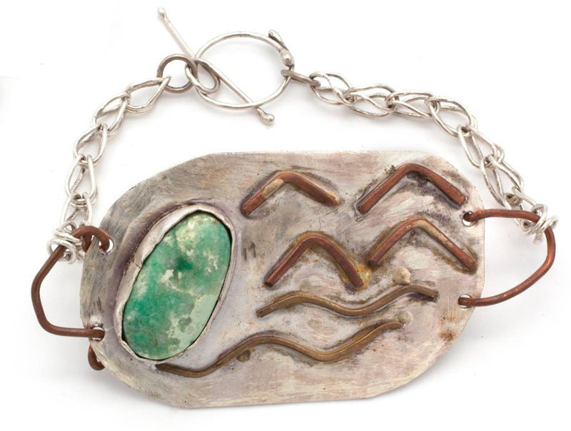 River Bracelet with Cabochon