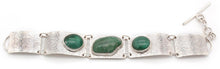 Load image into Gallery viewer, Rectangle Link Bracelet with Cabochons
