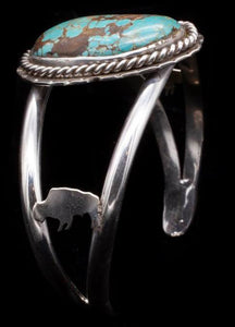 Oval Cabochon Cuff with Rope
