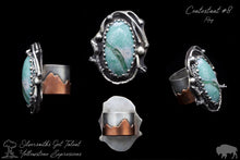 Load image into Gallery viewer, Oval Ring with Mountain Band
